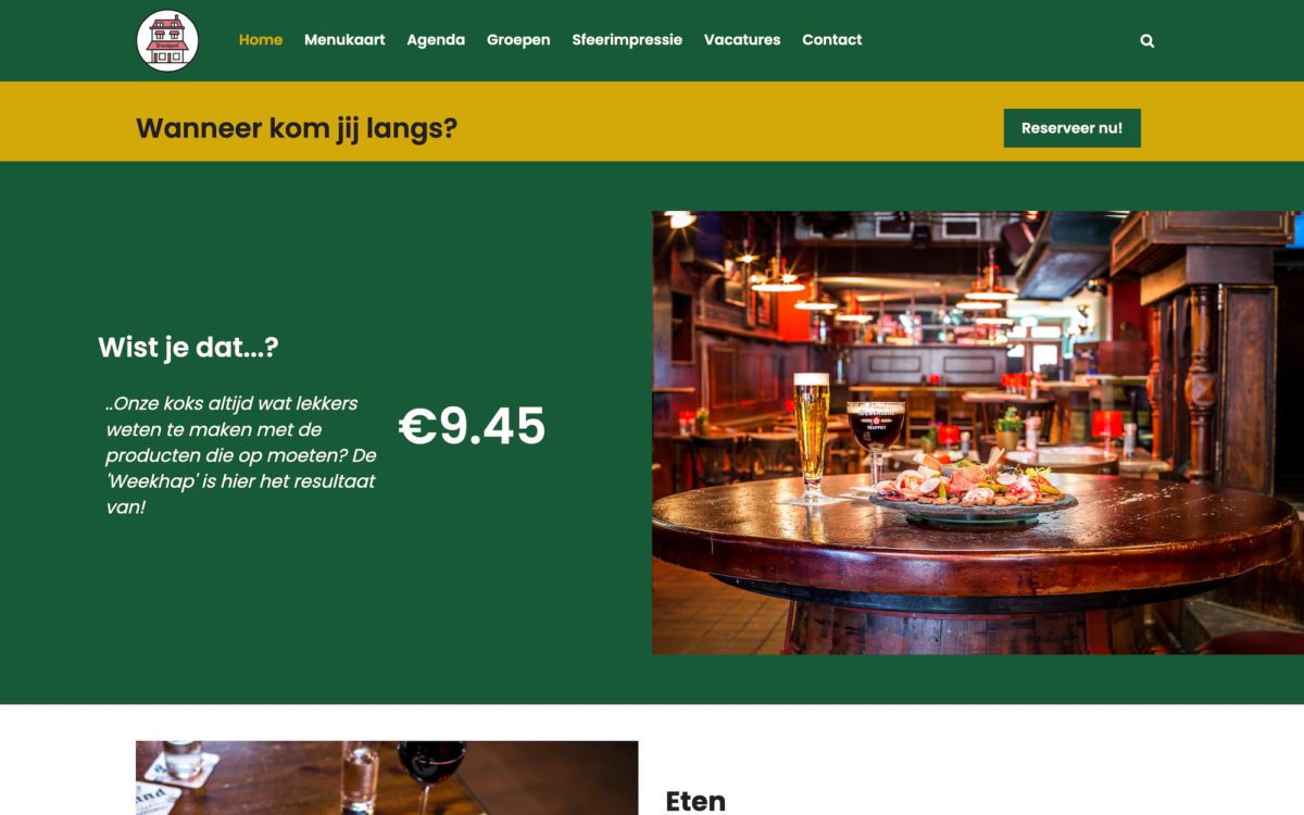 Screenshot Café Brandpunt Nacht