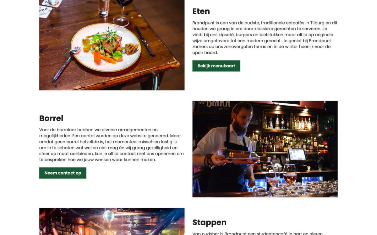 Screenshot Café Brandpunt