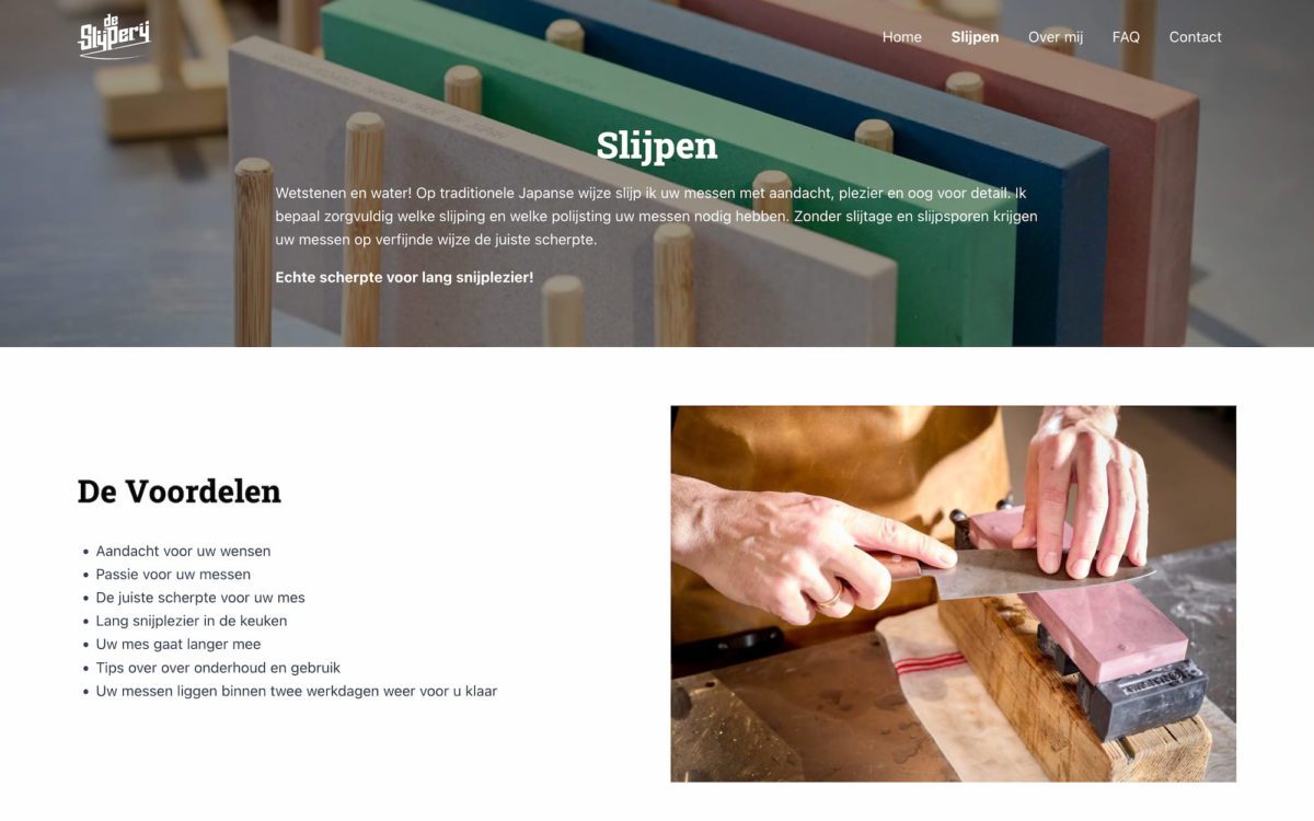 Screenshot De Slijperij Slijpen