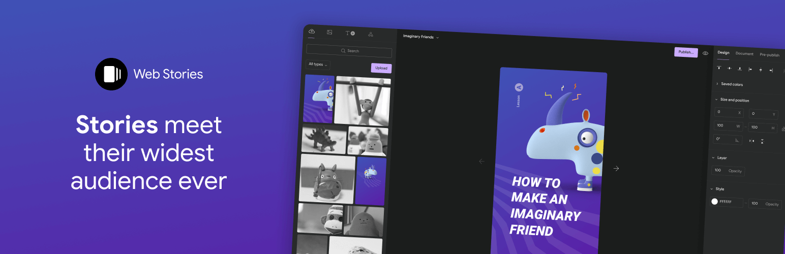 Web Stories WordPress plugin van Google