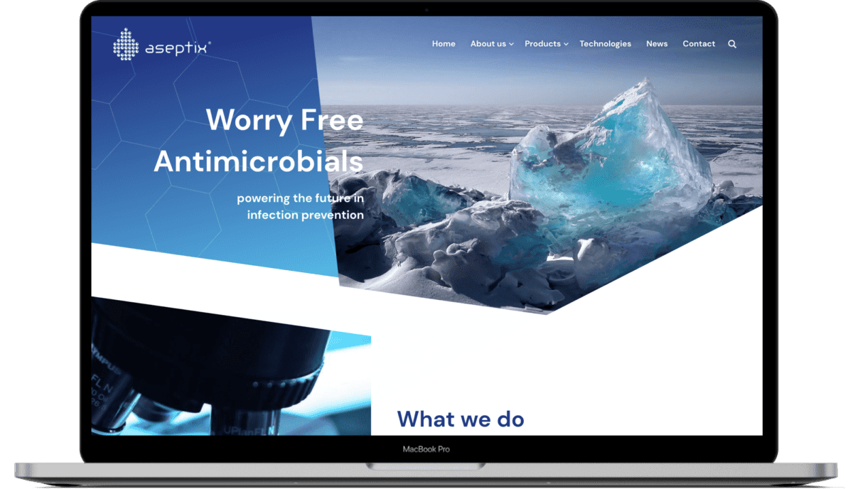 Mockup van Aseptix