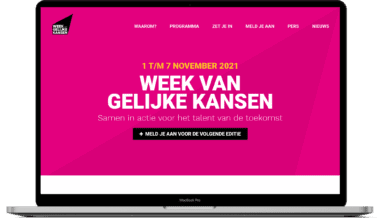 Screenshot Week van Gelijke Kansen