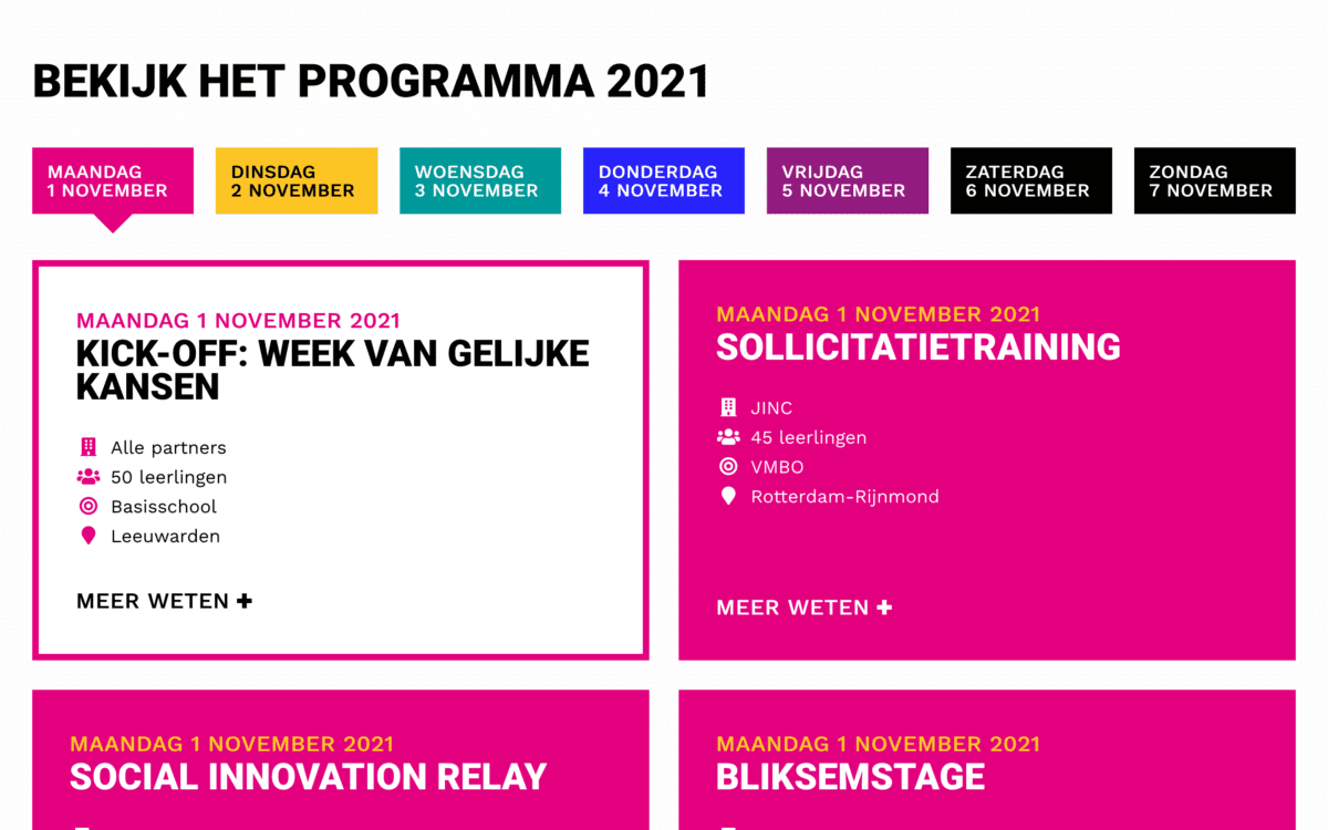 Screenshot Week van Gelijke Kansen 3