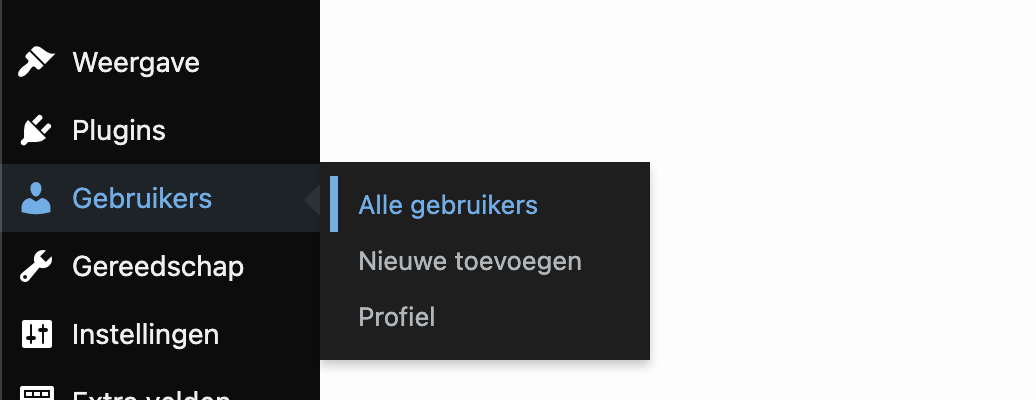 WordPress bekijk alle gebruikers