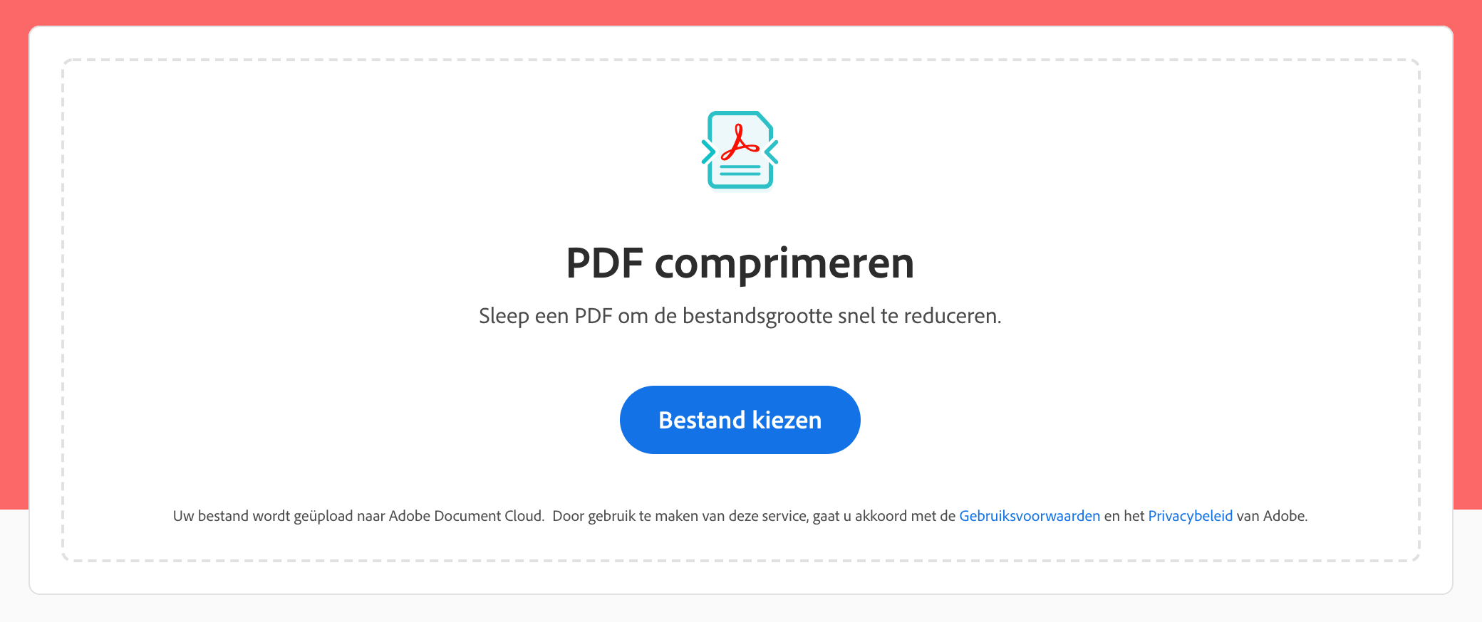 Adobe PDF comprimeren